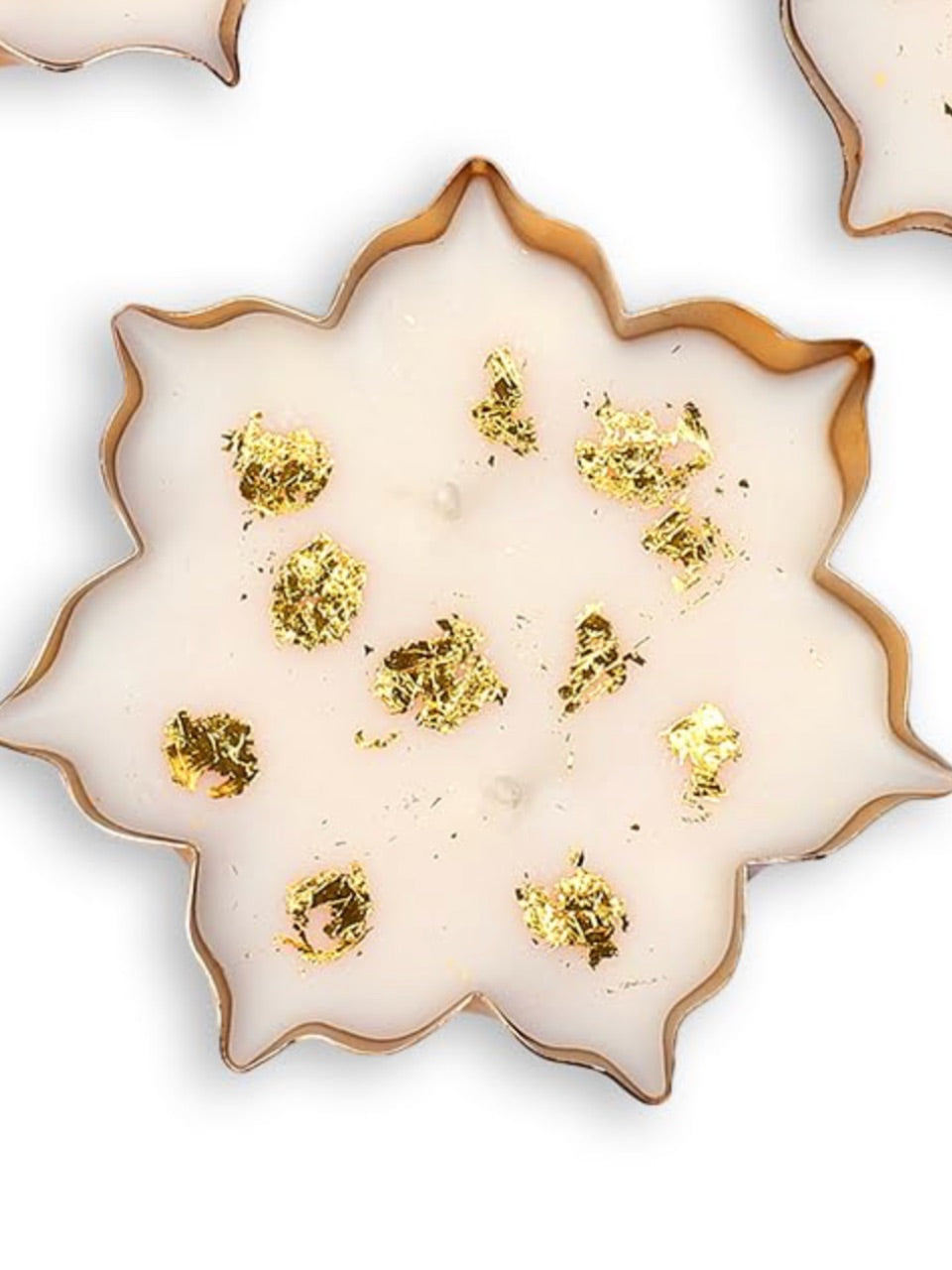 Lotus Urli Candle - Handcrafted with 100% Natural Wax & Lavender Fragrance - Mello Candles