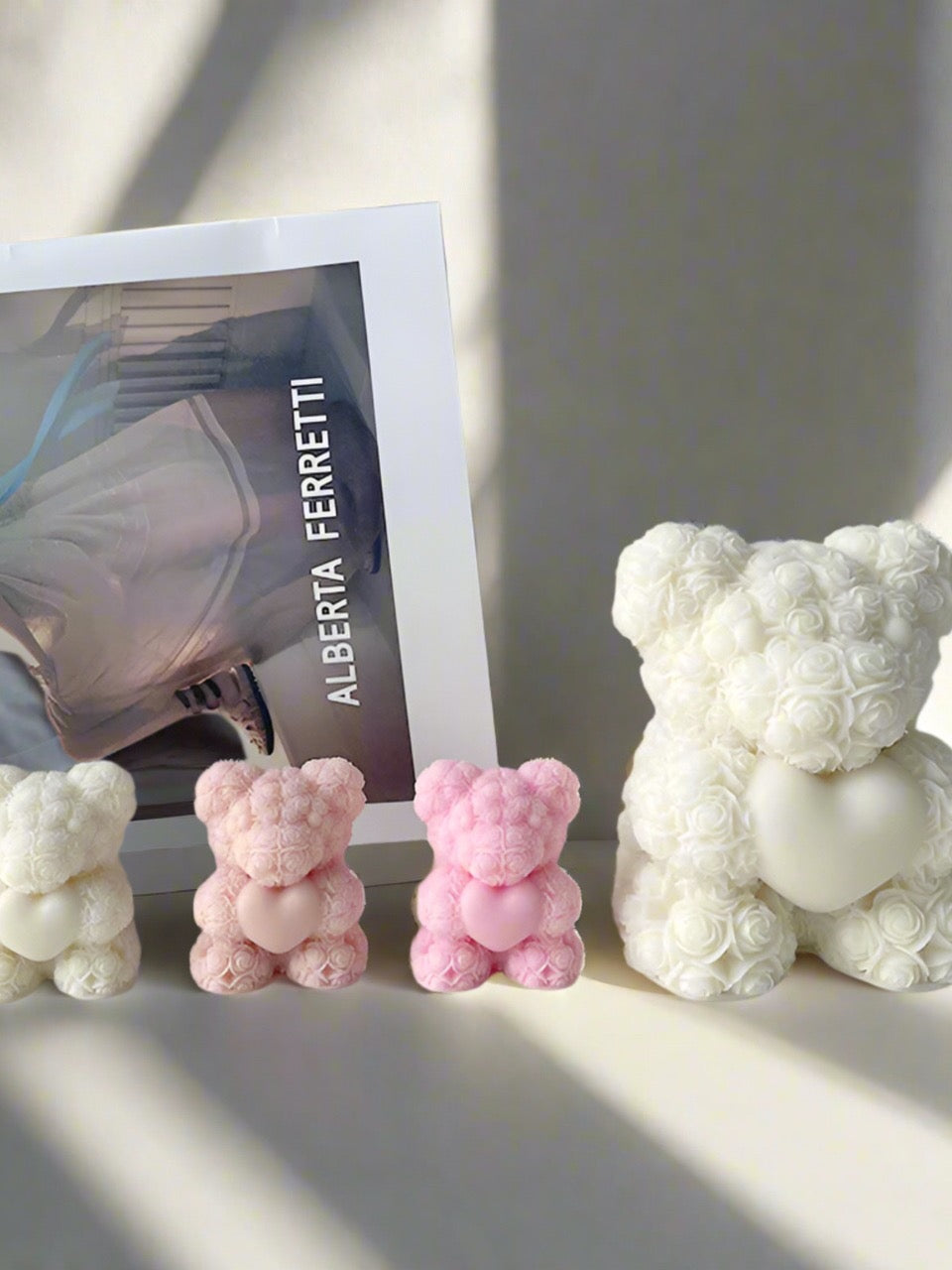 Decorative bears candles