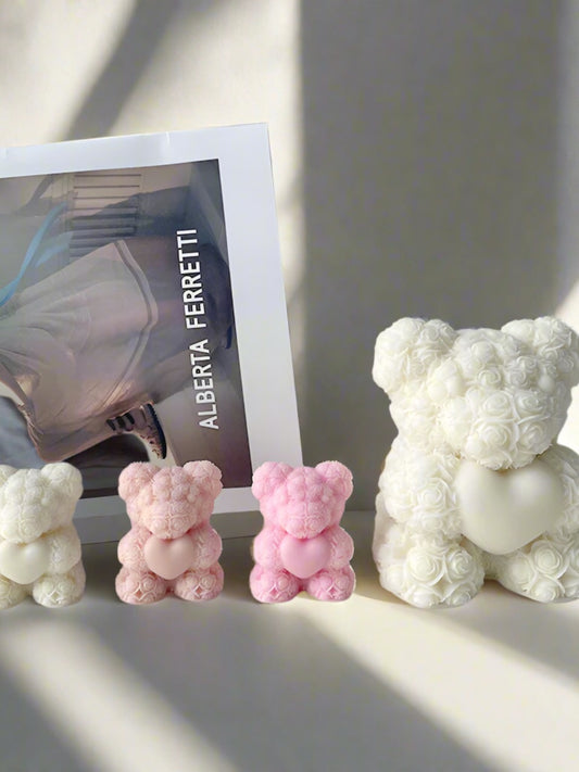 Decorative bears candles