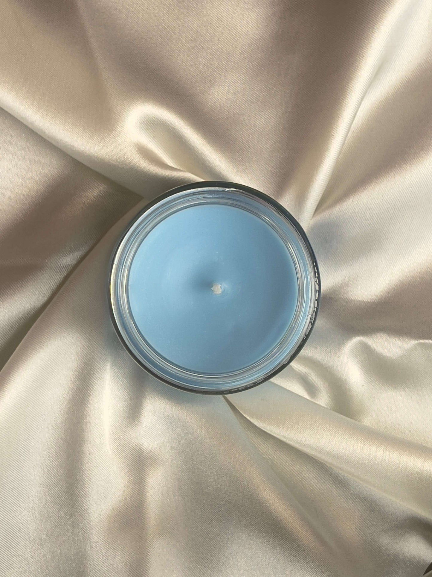 Midnight Blue Citrus Scented Candle - Fruity, Floral, Musky, Woody - Mello Candles