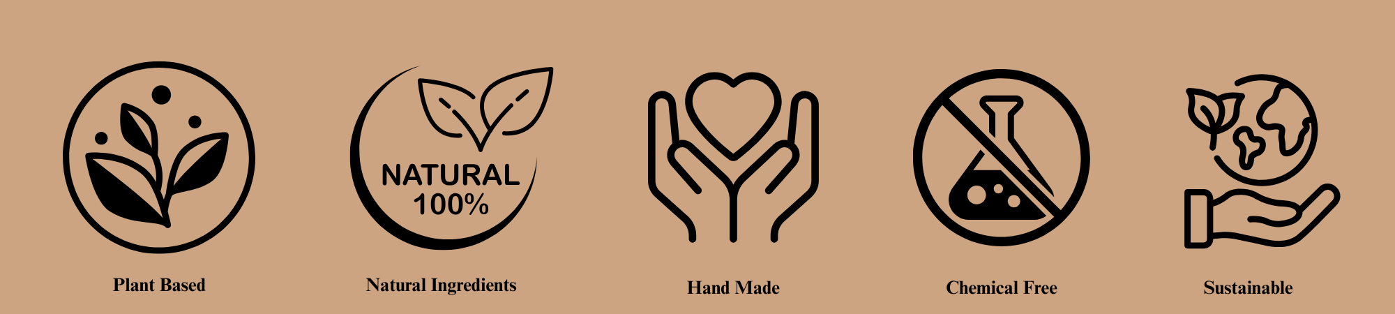 Image with our brands 5 core values.